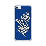 abc blue iphone case