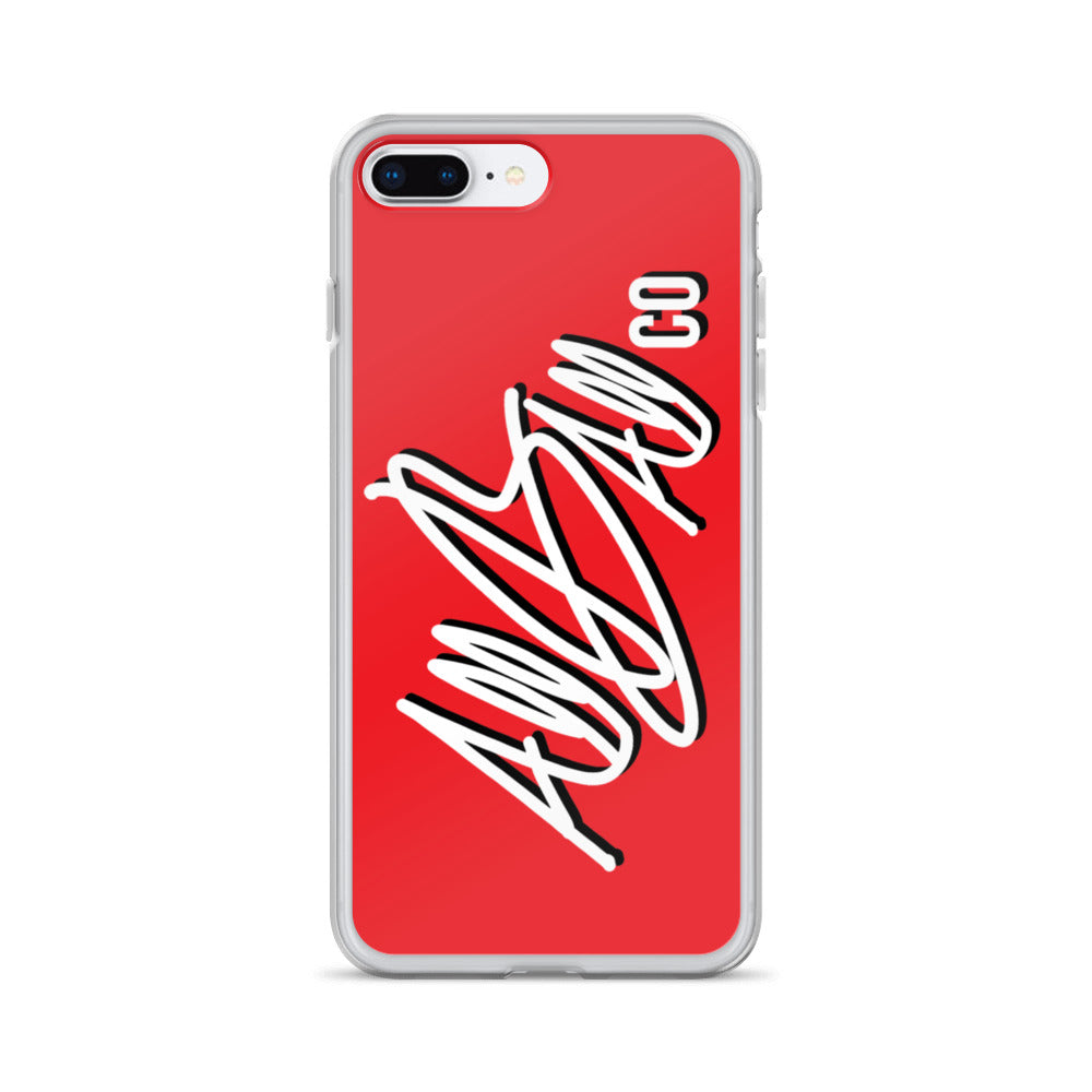 abc classic iphone case 'red'