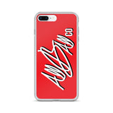 abc classic iphone case 'red'