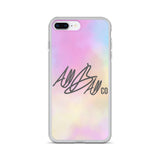 abc cotton candy iphone case