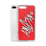 abc classic iphone case 'red'