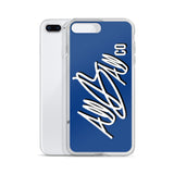 abc blue iphone case