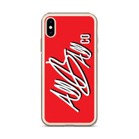 abc classic iphone case 'red'