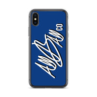 abc blue iphone case