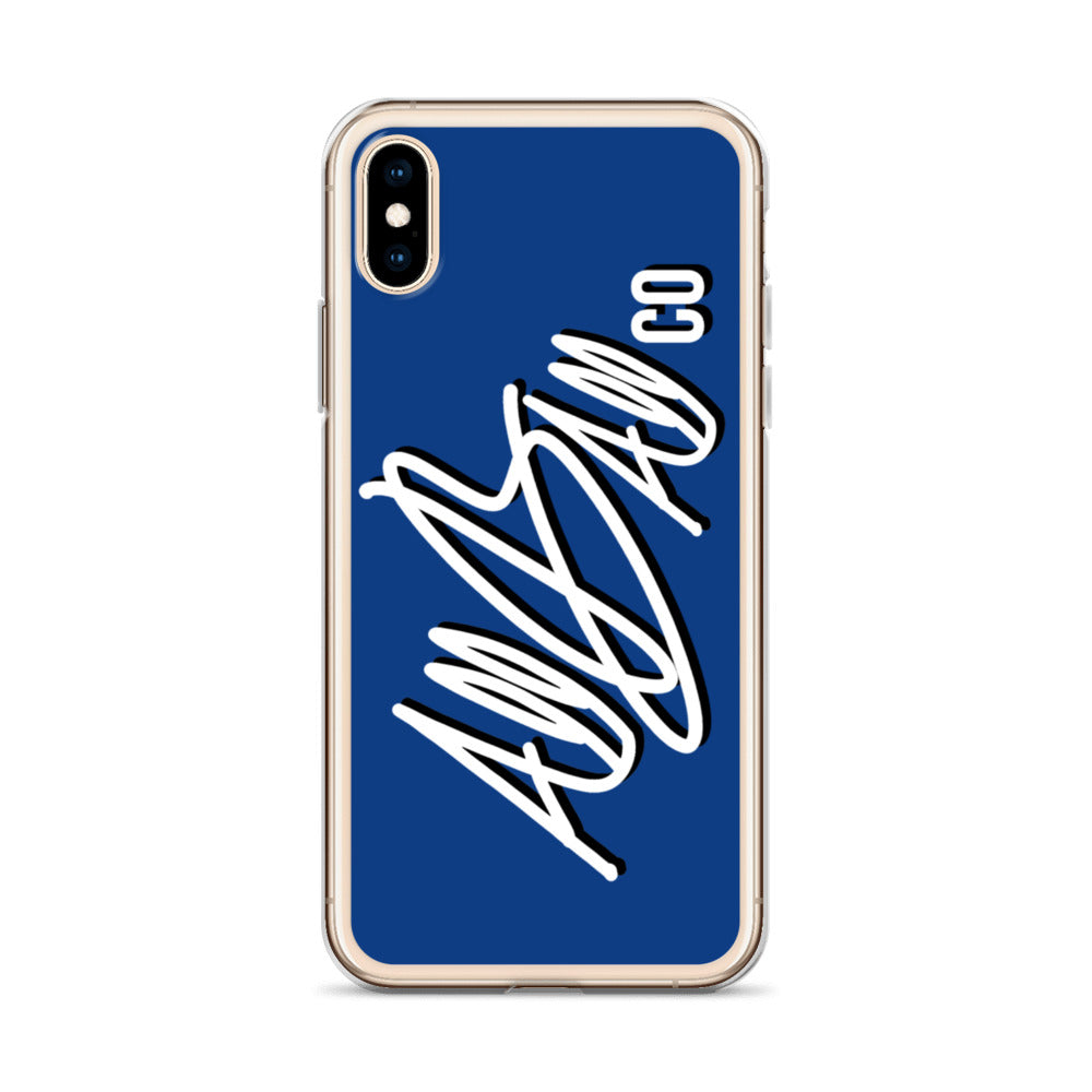 abc blue iphone case