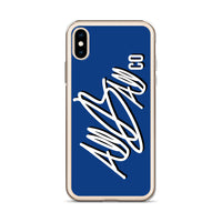 abc blue iphone case