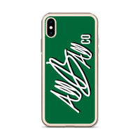 abc classic iphone case 'green'