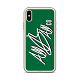 abc classic iphone case 'green'