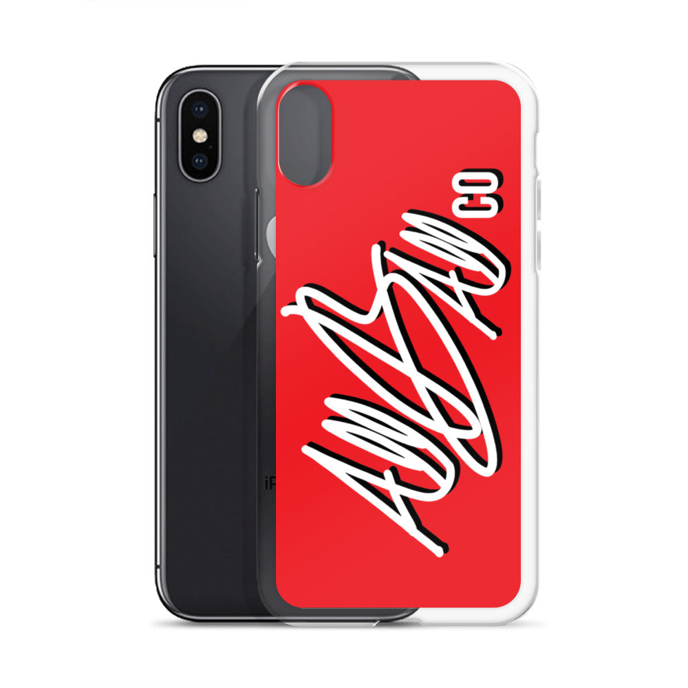 abc classic iphone case 'red'