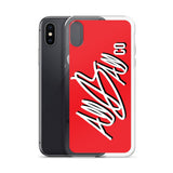 abc classic iphone case 'red'