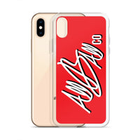 abc classic iphone case 'red'