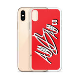 abc classic iphone case 'red'