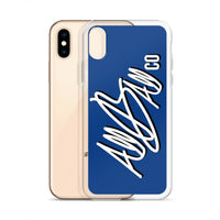 abc blue iphone case