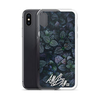 abc purple leaf iphone case