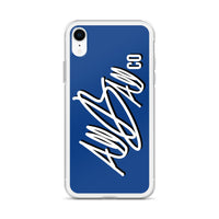 abc blue iphone case