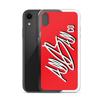abc classic iphone case 'red'