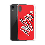 abc classic iphone case 'red'