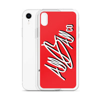 abc classic iphone case 'red'