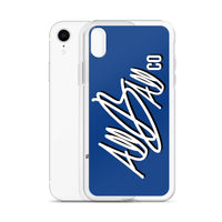abc blue iphone case