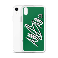 abc classic iphone case 'green'