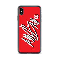 abc classic iphone case 'red'