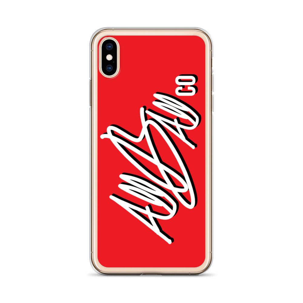 abc classic iphone case 'red'