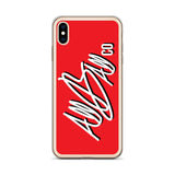 abc classic iphone case 'red'