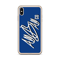 abc blue iphone case