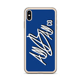 abc blue iphone case