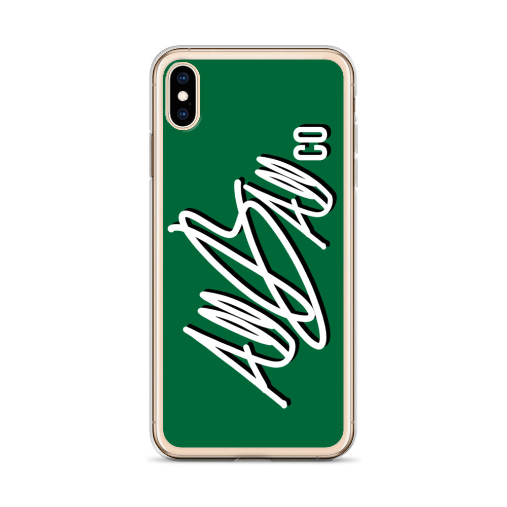 abc classic iphone case 'green'