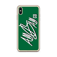 abc classic iphone case 'green'