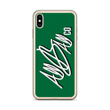 abc classic iphone case 'green'