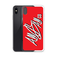 abc classic iphone case 'red'