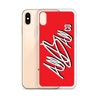abc classic iphone case 'red'