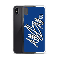 abc blue iphone case