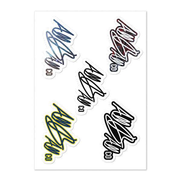 abc classic sticker sheet