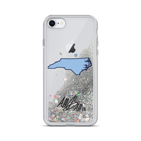 abc nc light blue iphone case