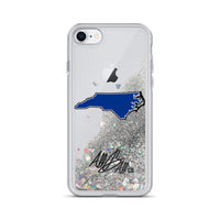 abc nc blue iphone case