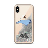 abc nc light blue iphone case