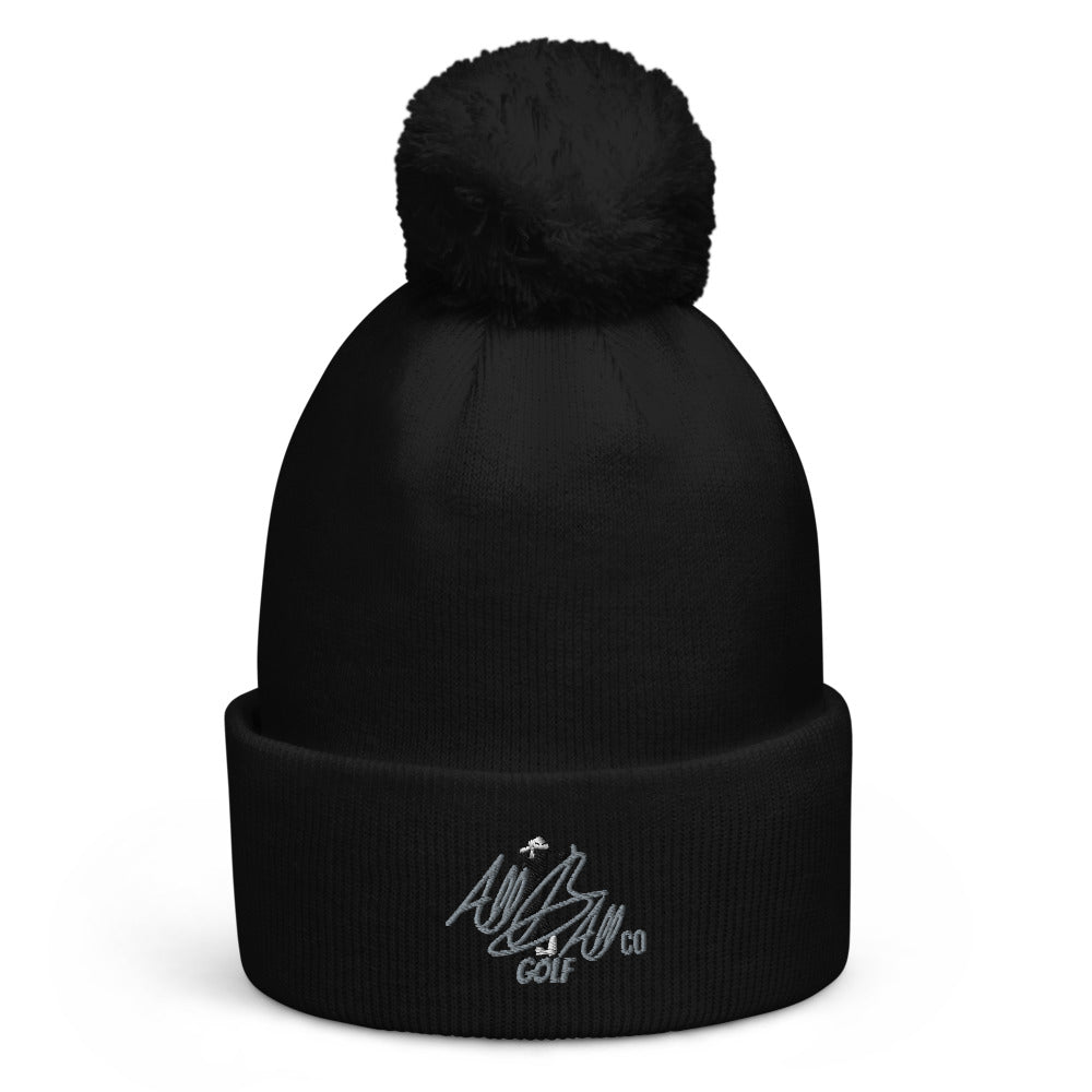 abc golf guy pom beanie