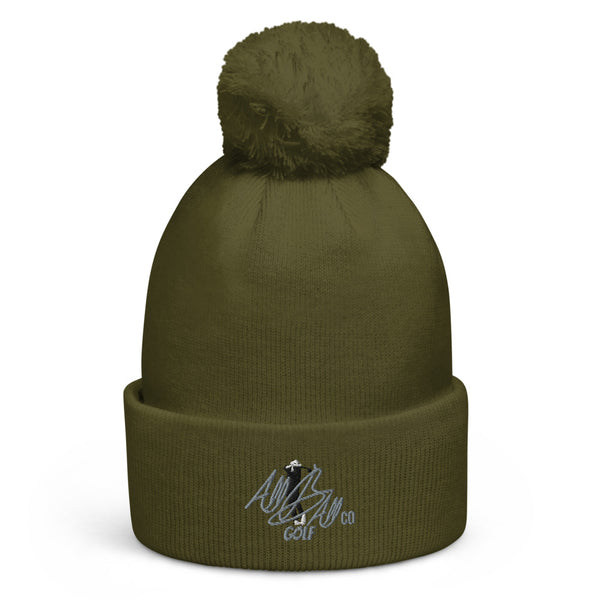 abc golf guy pom beanie