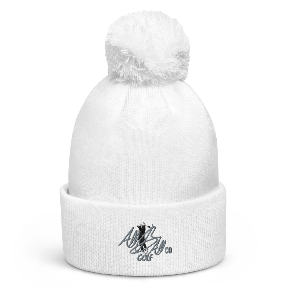 abc golf guy pom beanie