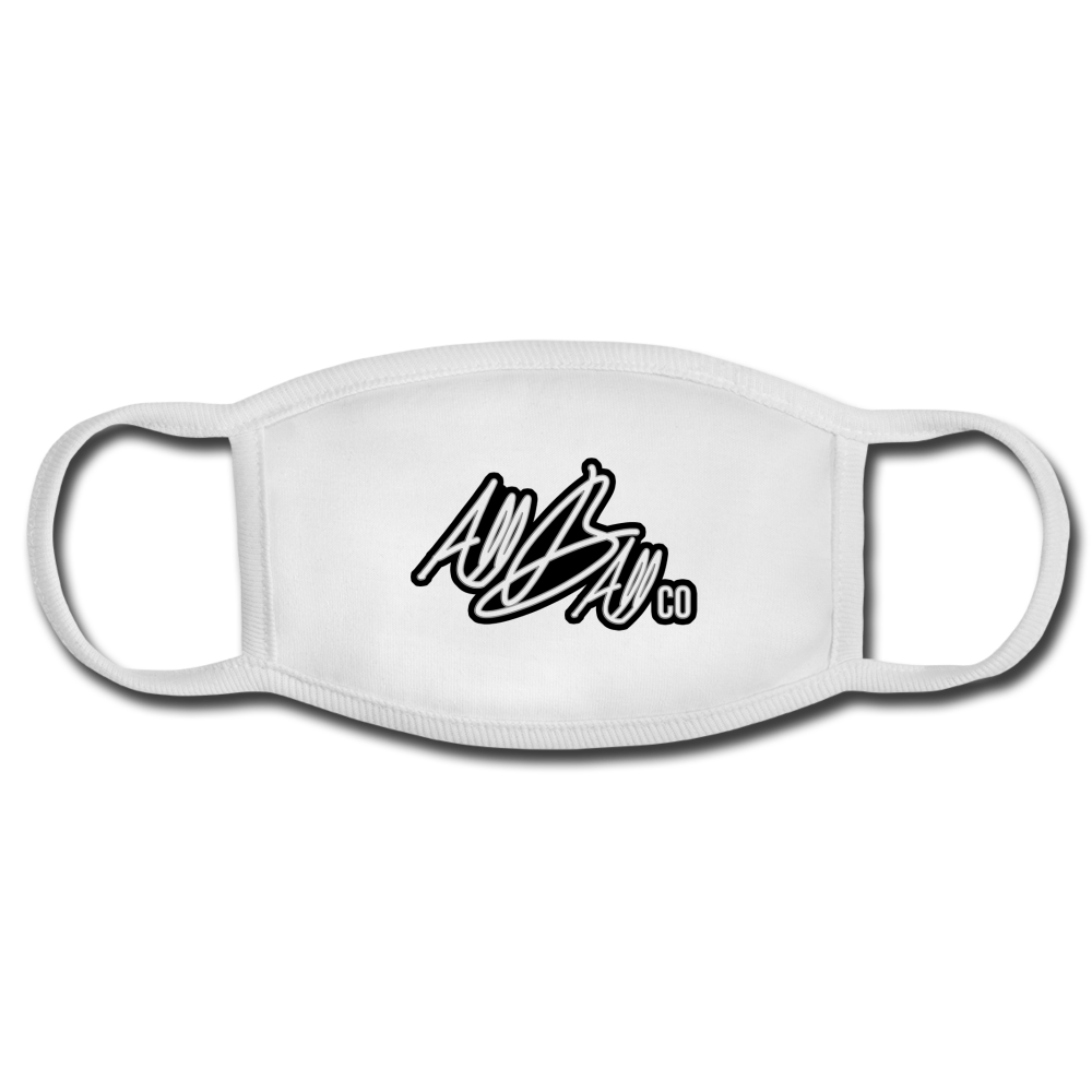 abc face mask - white/white