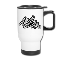 abc travel mug - white