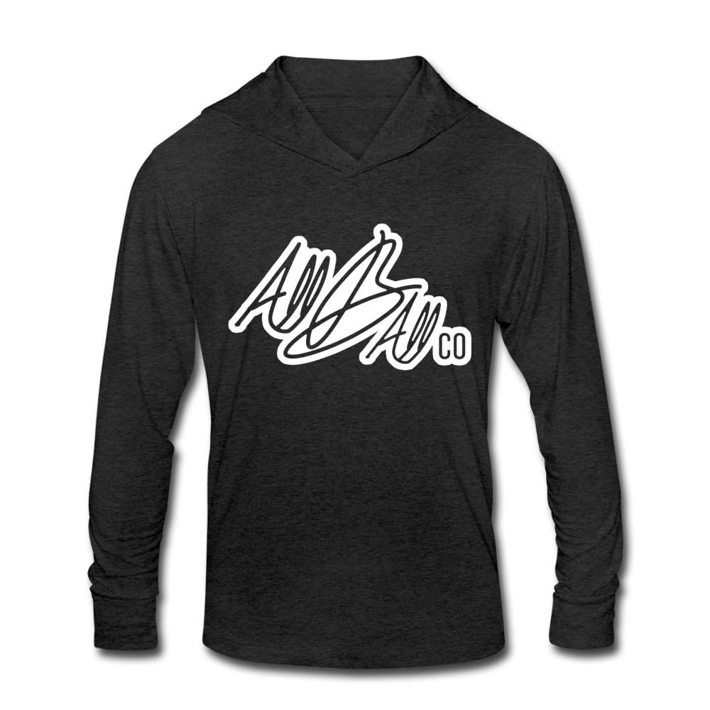 abc essentials hoodie tee - heather black