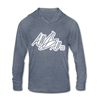 abc essentials hoodie tee - heather blue