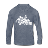 abc essentials hoodie tee - heather blue