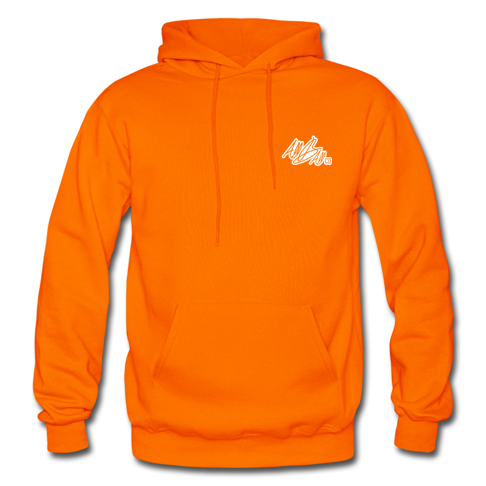 abc working man hoodie - orange
