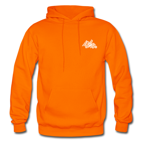 abc working man hoodie - orange