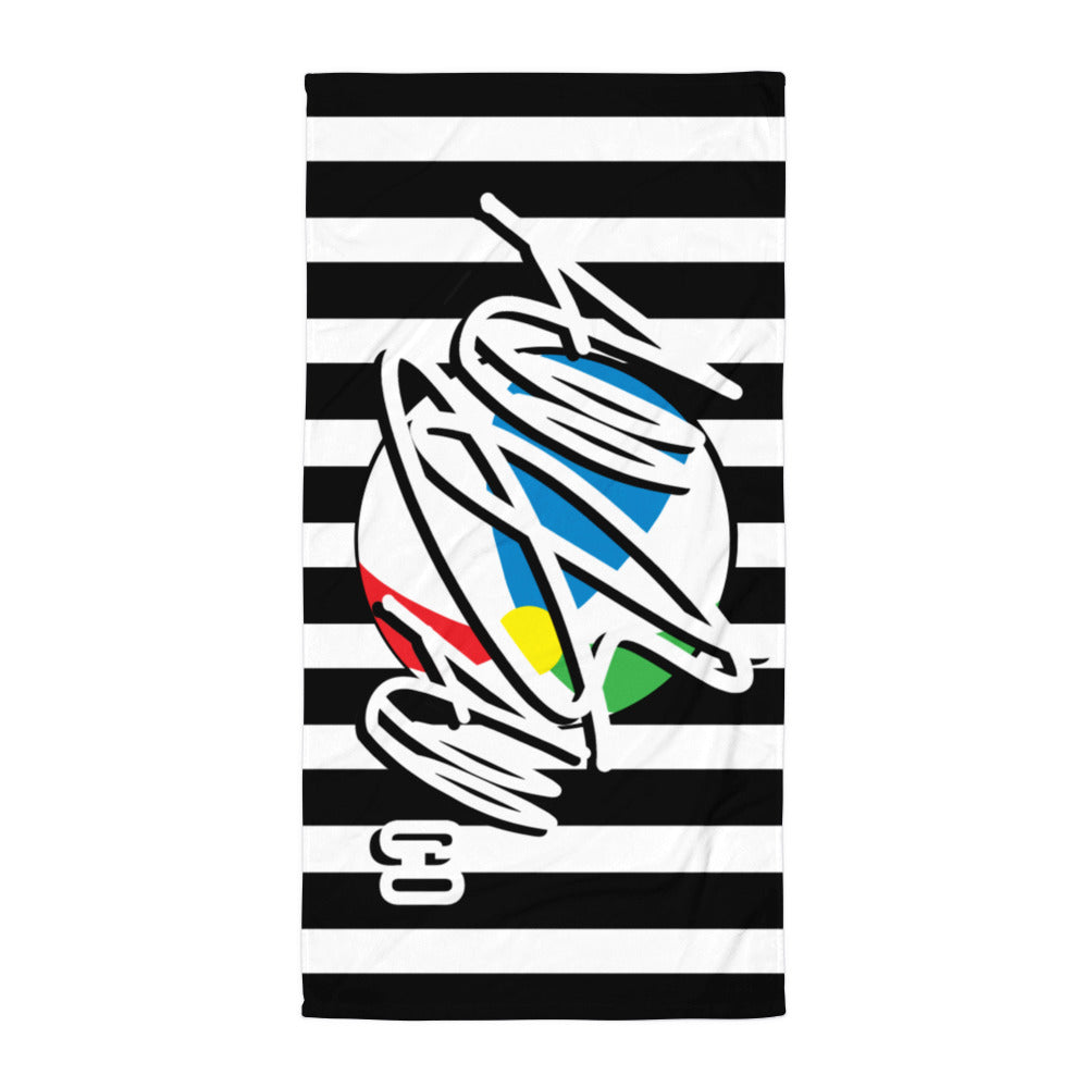 abc beach towel 'zeb'
